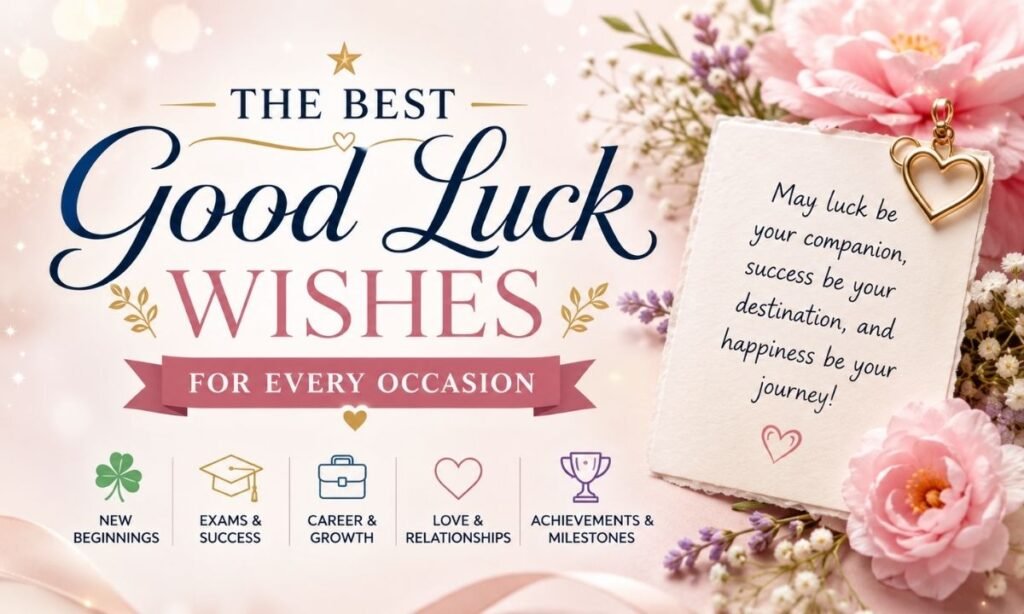 The Best Good Luck Wishes for Every Occasion