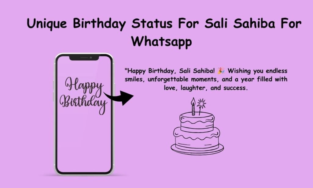 Unique Birthday Status For Sali Sahiba For Whatsapp 