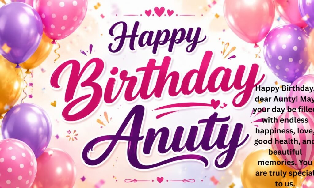 best birthday wishes for aunty