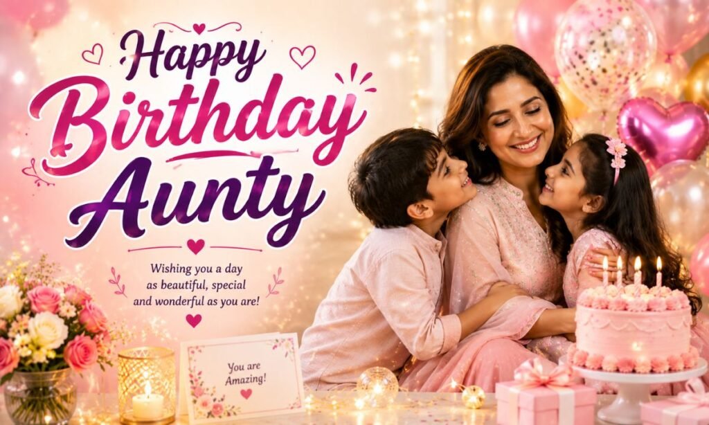 birthday wishes for aunty from kids