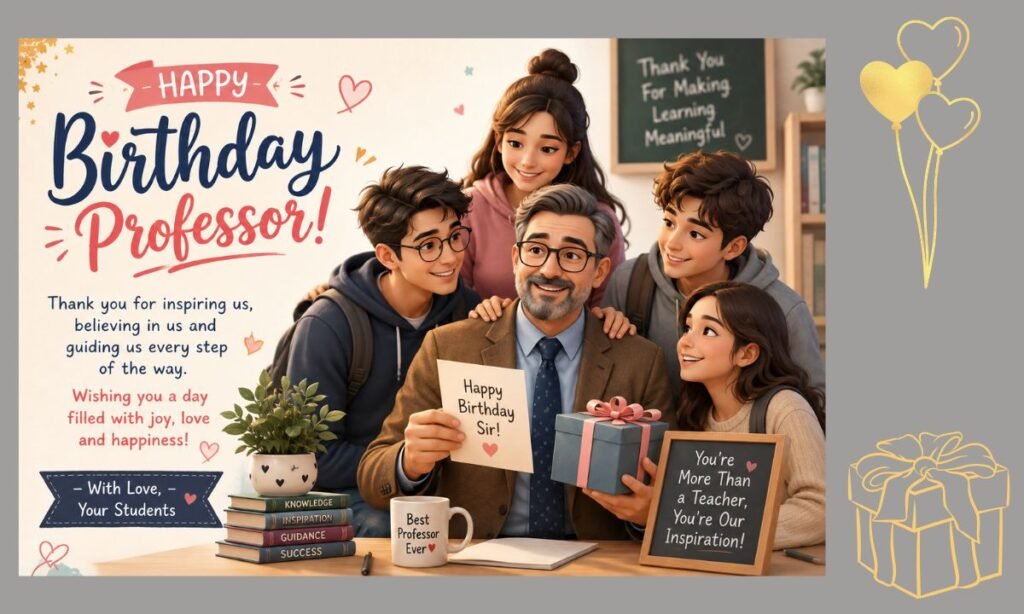 birthday wishes for collage professor