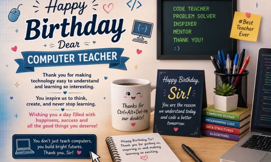 birthday wishes for computer teacher