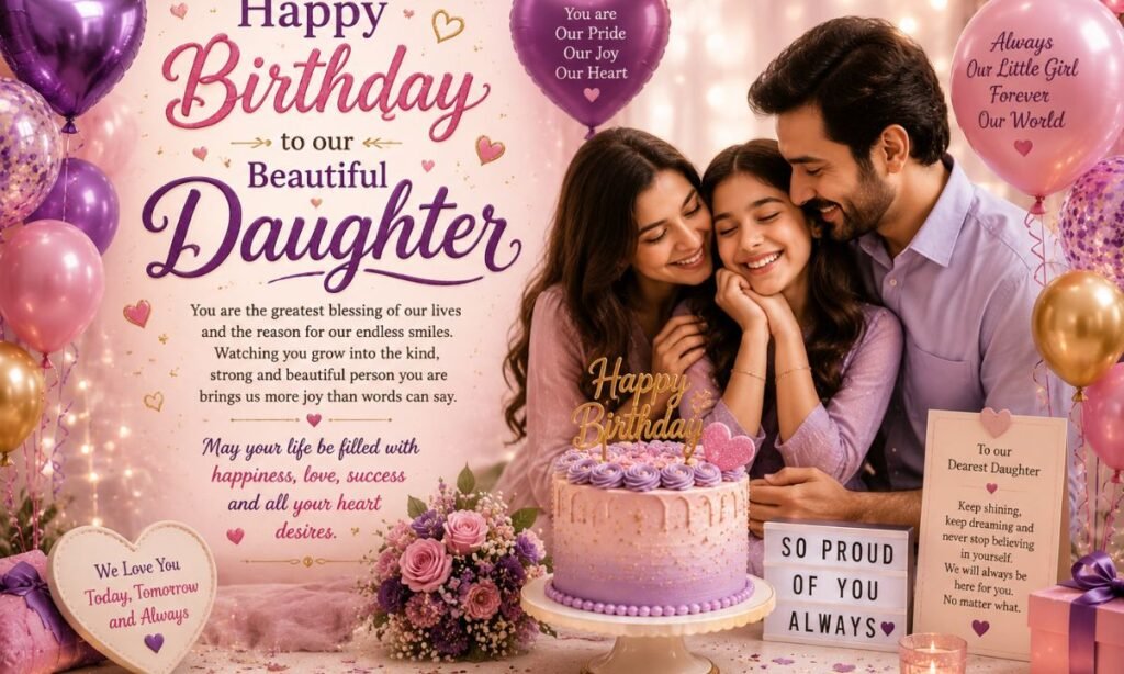birthday wishes for daughte from mother father