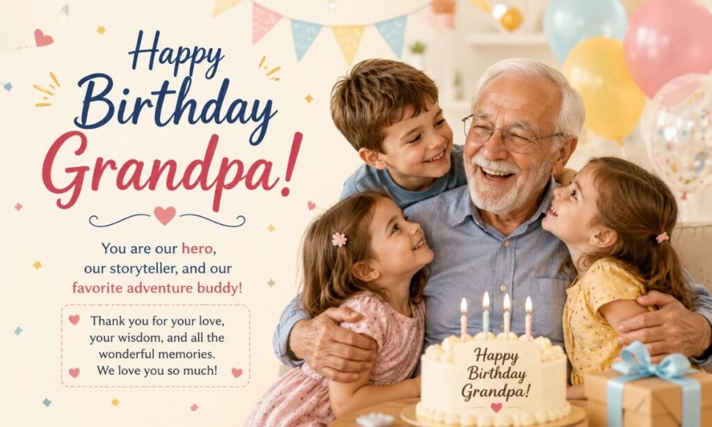 birthday wishes for grandfather from grandchildren