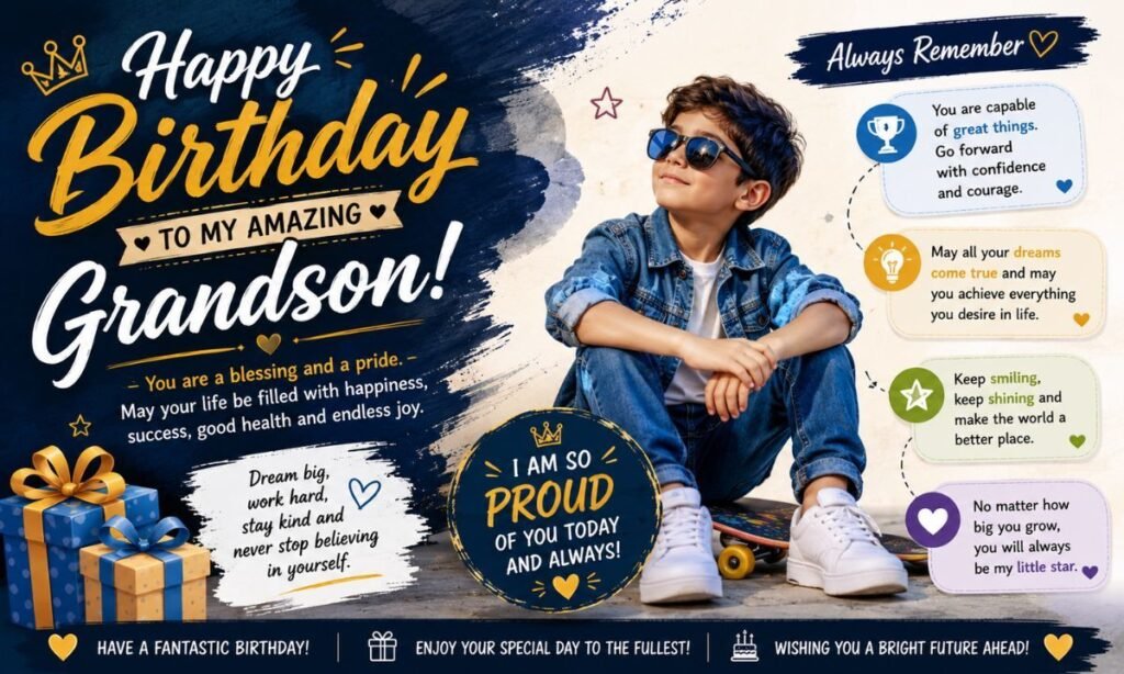 birthday wishes for grandson