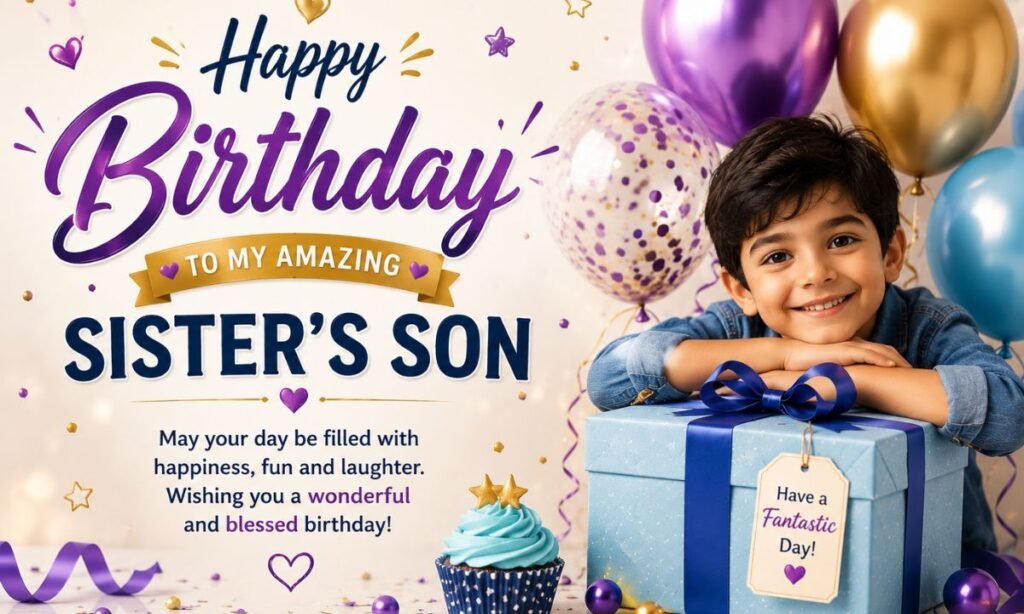 birthday wishes for sister son