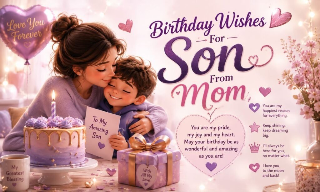 birthday wishes for son from mom