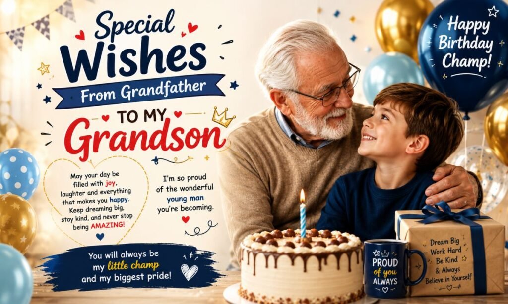 birthday wishes from grandfather to grandson