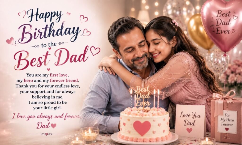 birthday wishes to father from daughter