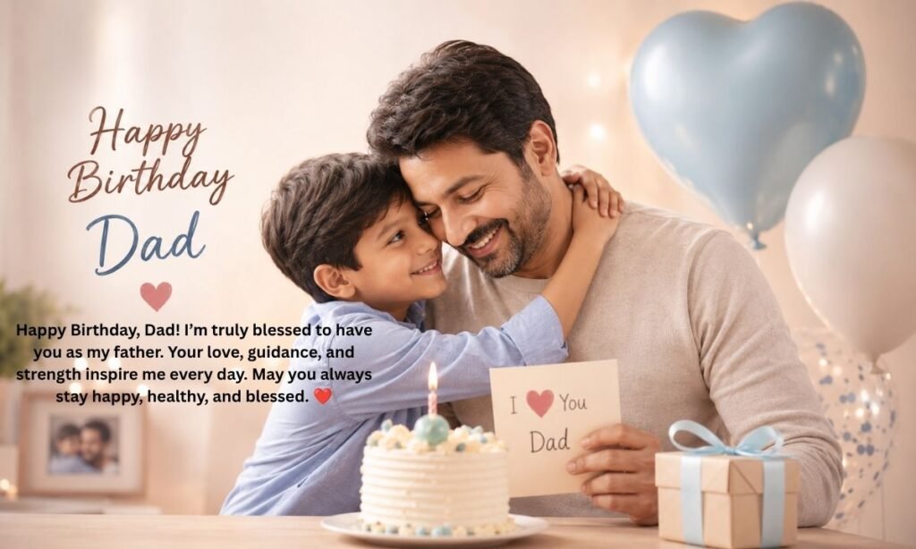 birthday wishes to father from son 