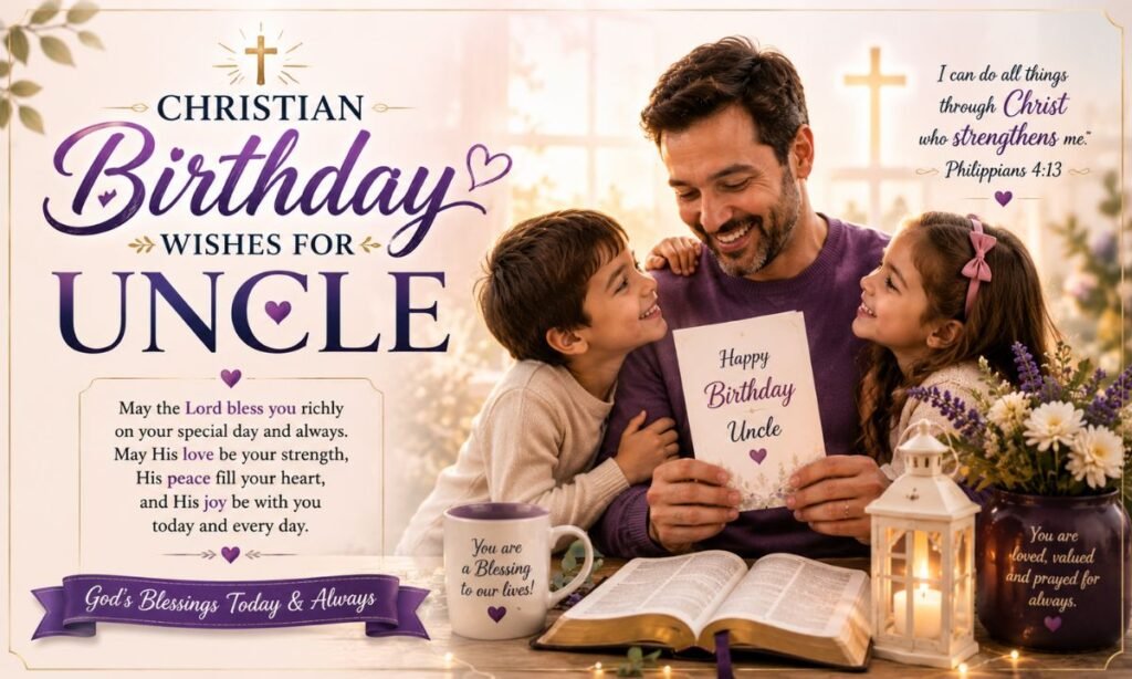 christian birthday wishes for uncle