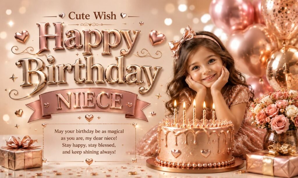 cute birthday wishes for niece