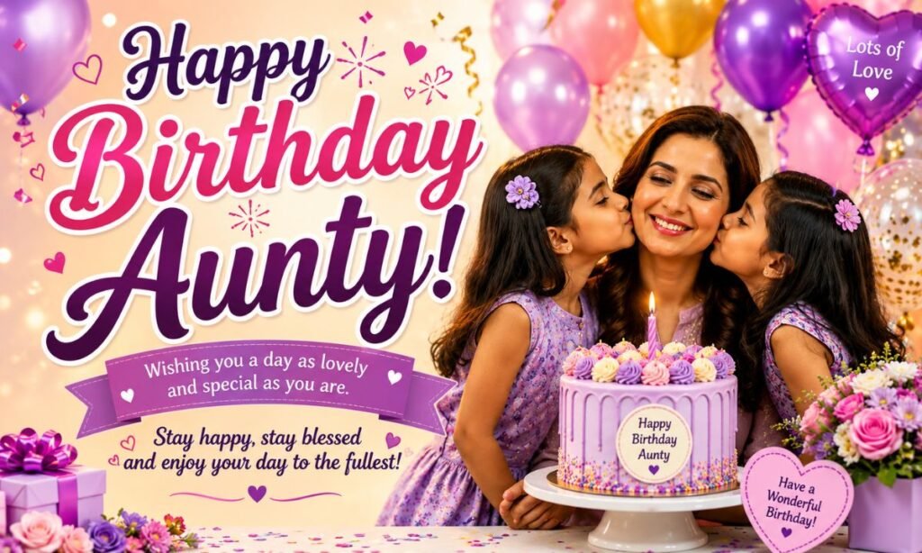 cute happy birthday wishes for aunt