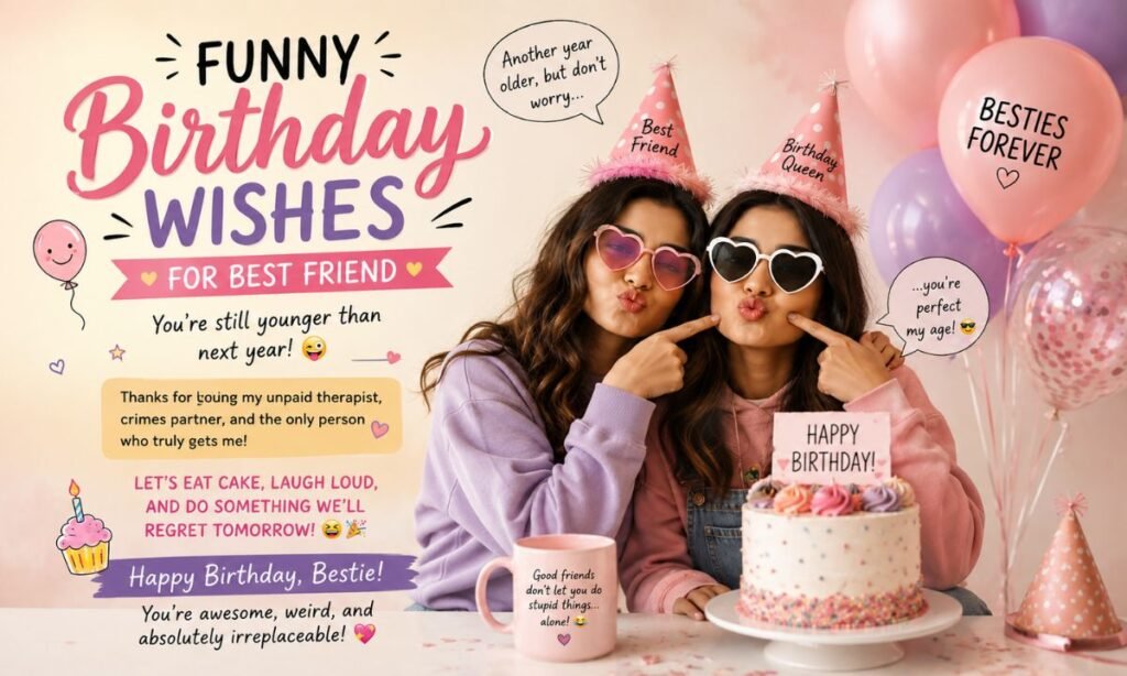 funny Birthday wishes for best friend