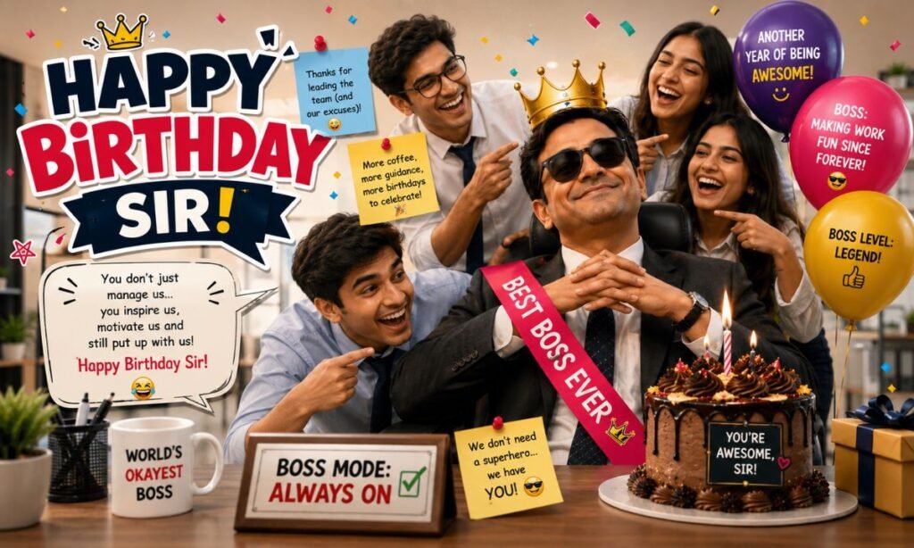 funny birthday wishes for boss