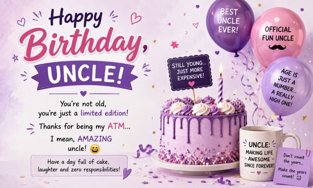 funny birthday wishes for uncle
