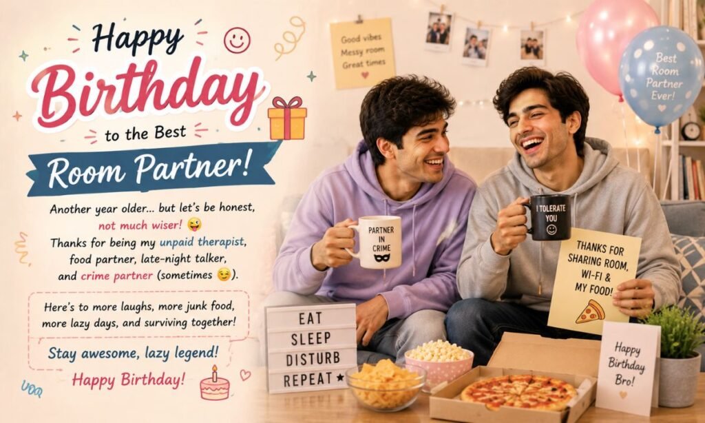 funny wishes for roommate