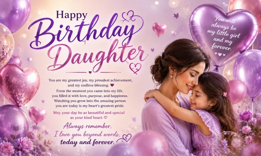 happy Birthday for daughter