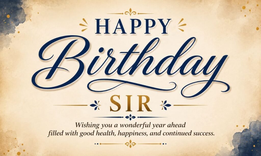 happy birthday sir 