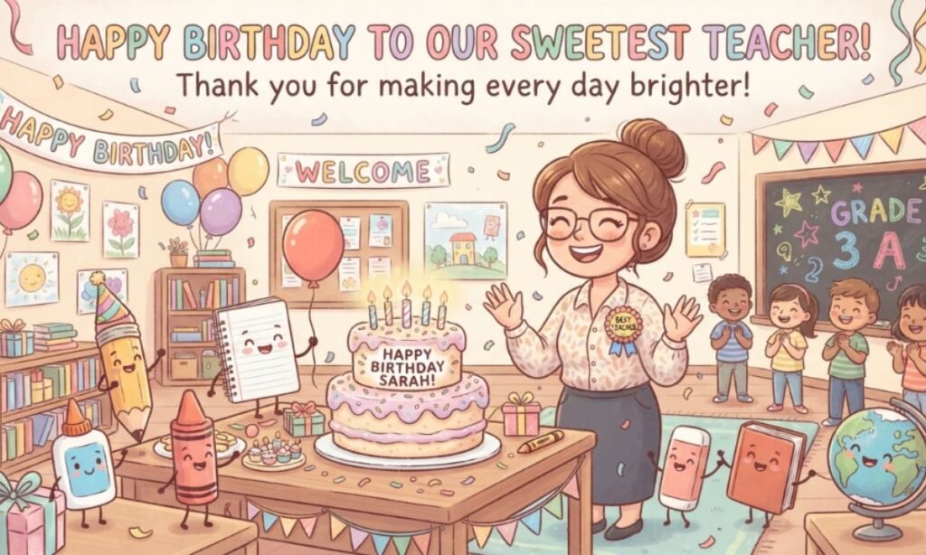 happy birthday teacher