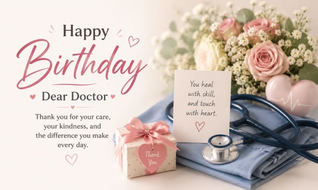 hearfelt Birthday wishes for doctor