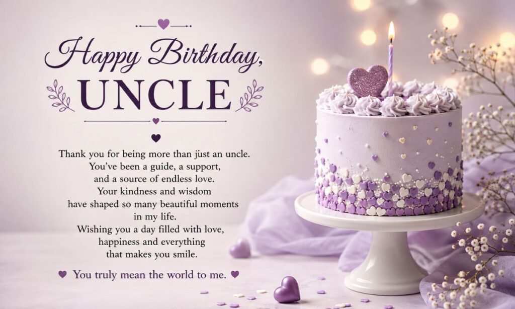 heart touching birthday wishes for uncle