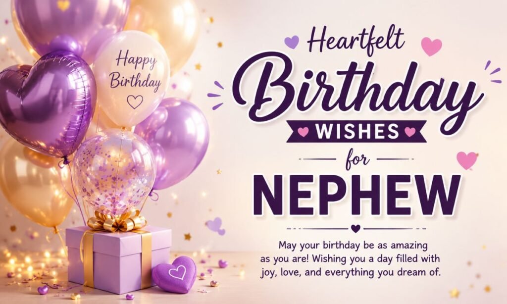 heartfelt birthday wishes for nephew