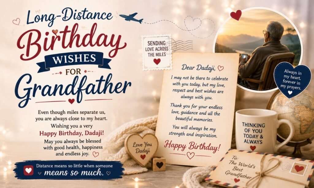long distance birthday wishes for grandfather