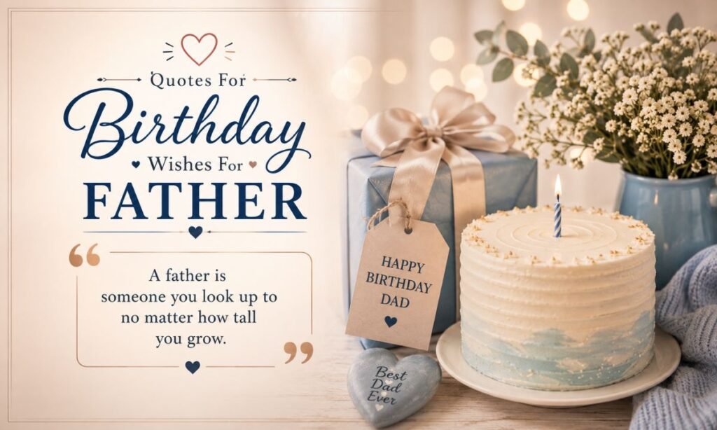 Quotes for birthday wishes for father