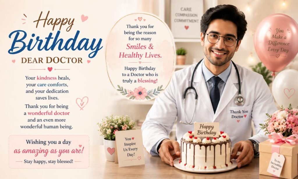 sweet Birthday wishes for doctor