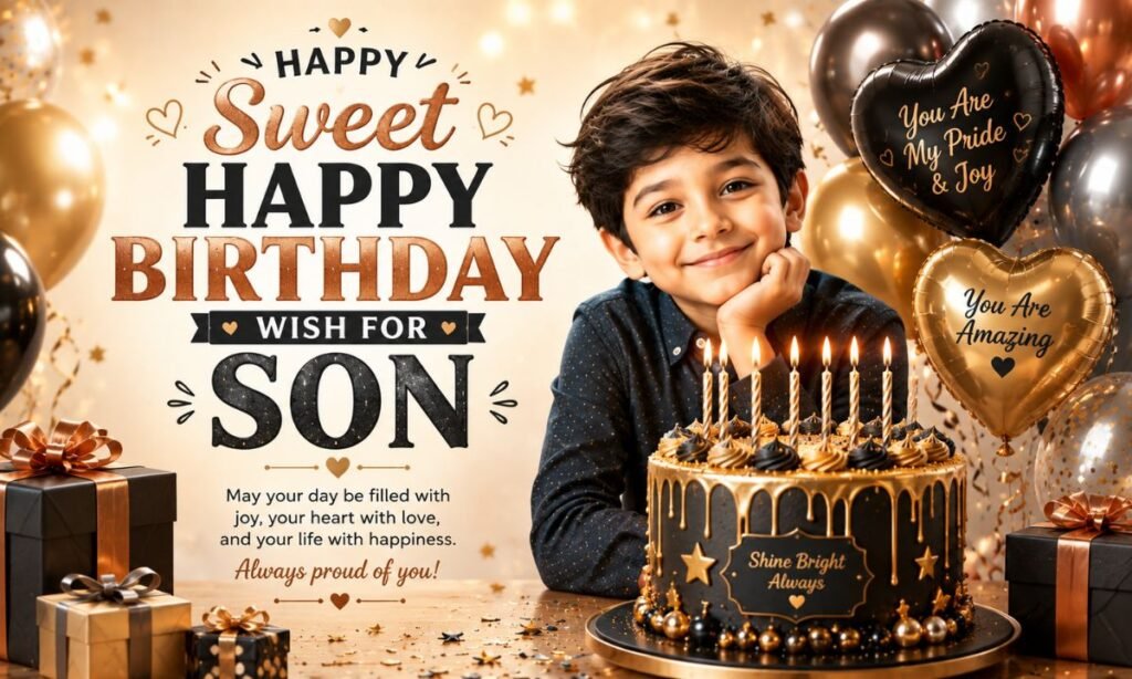 sweet birthday wishes for son