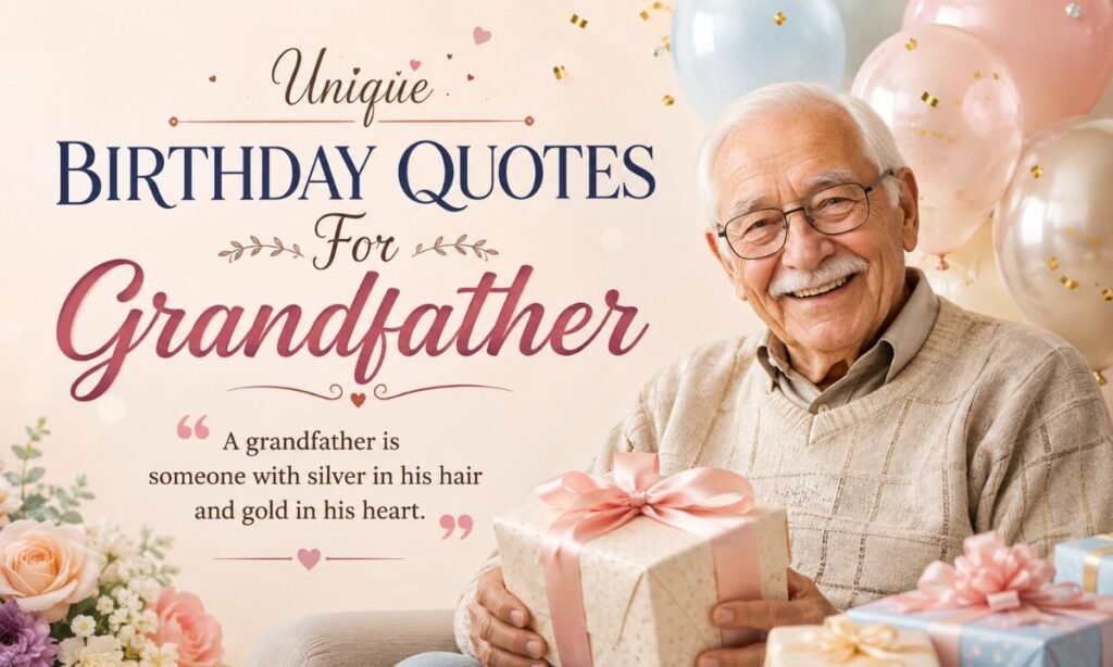 unique birthday quotes for grandfather