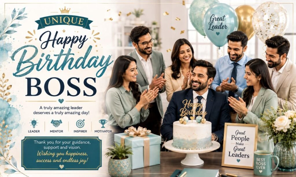 unique birthday wishes boss