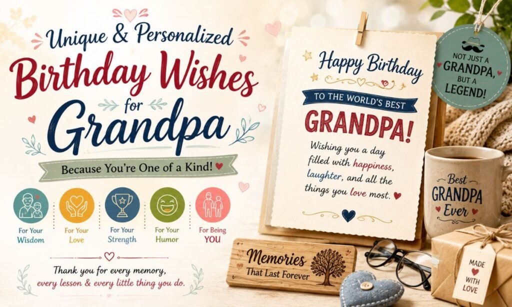 unique & personalized birthday wishes grandfather