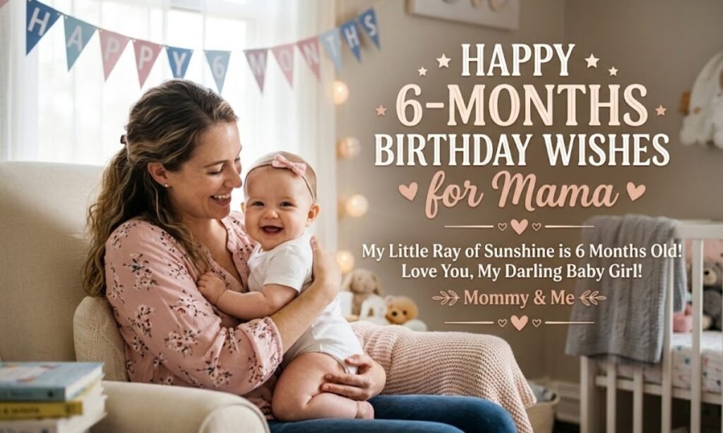 6-Months Birthday Wishes for Mama