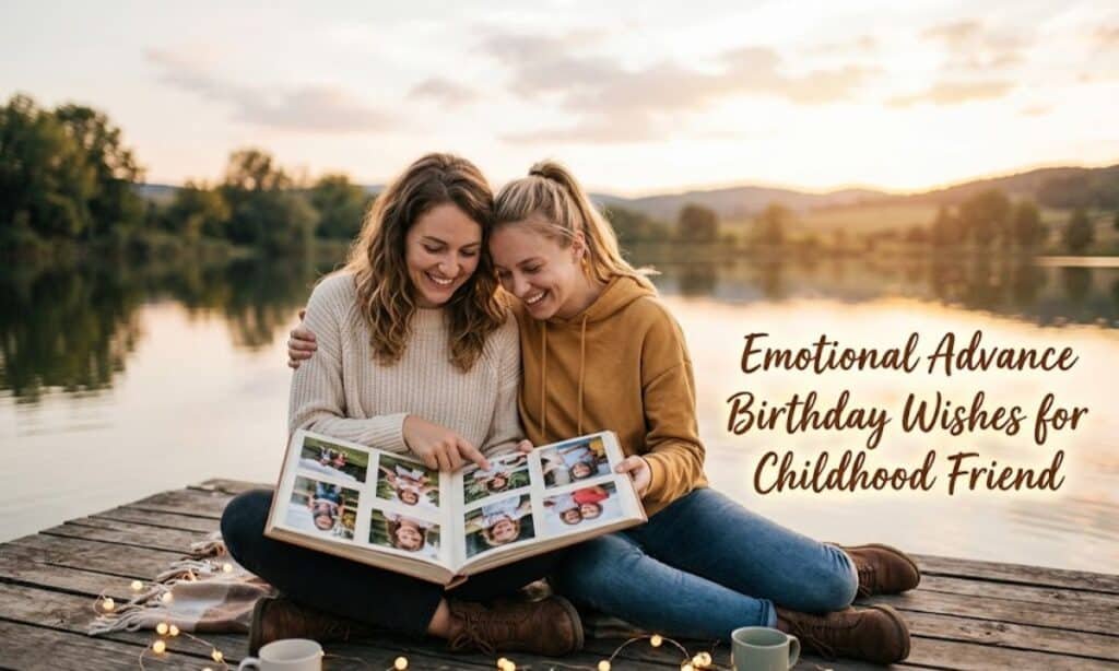 Advance Birthday Wishes for Childhood Friend     