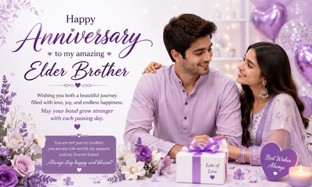 Anniversary Wishes for Elder Brother