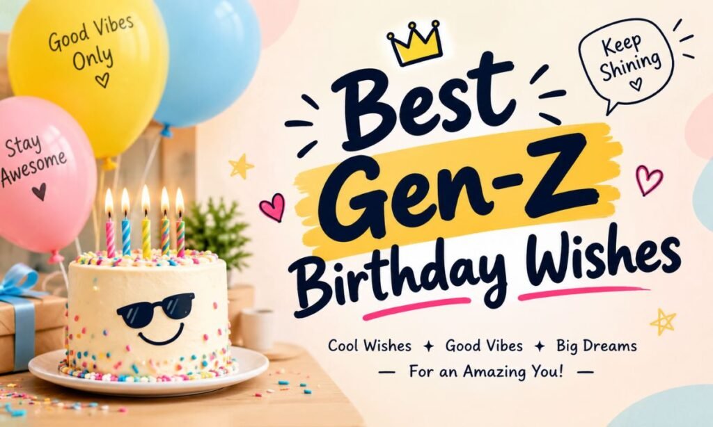 Best Gen-Z Birthday Wishes
