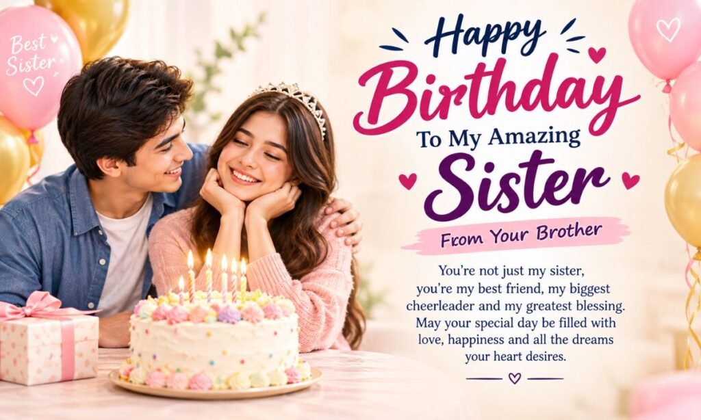 Birthday Wishes for Sister From Brother