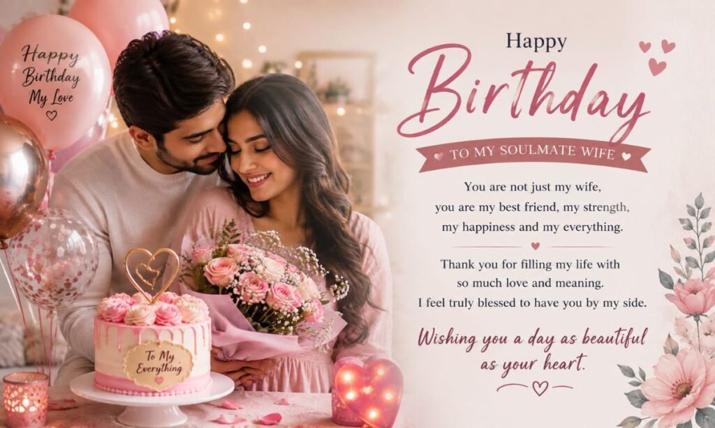 Birthday Wishes for Soulmate Wife