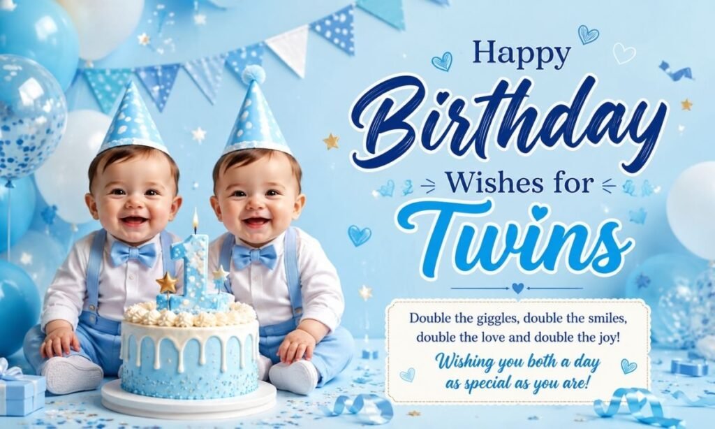 Birthday Wishes for Twins