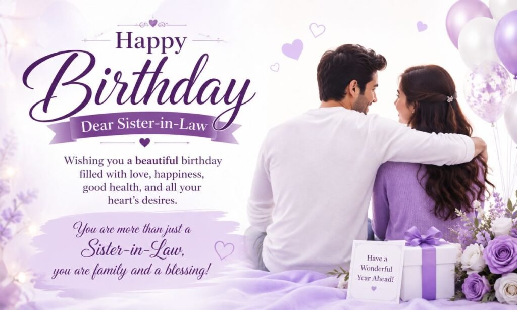 Birthday Wishes for a Sister-in-Law