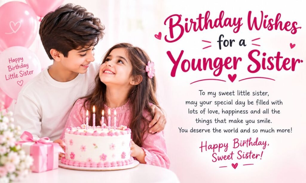 Birthday Wishes for a Younger Sister