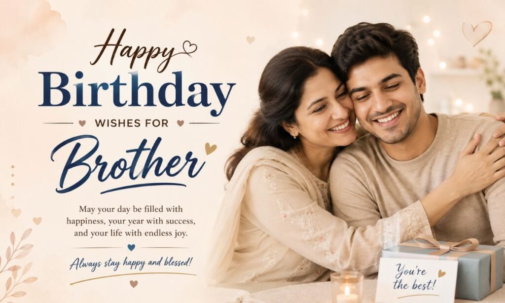 Birthday wishes for brother