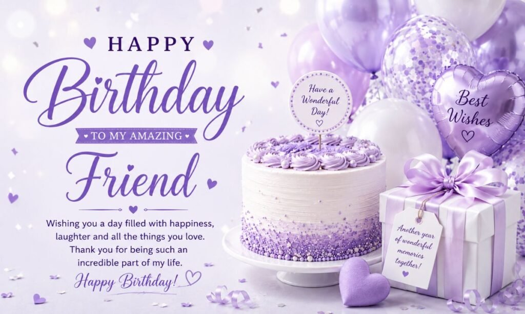Birthday wishes for friend