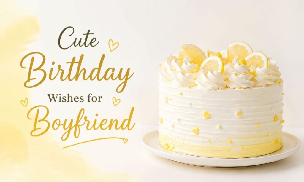 Cute Birthday Wishes for Boyfriend