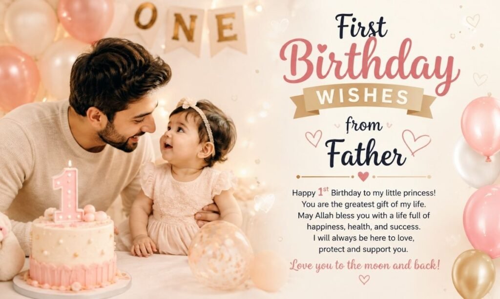 First Birthday Wishes from Father