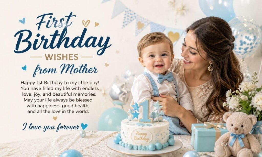 First Birthday Wishes from Mother