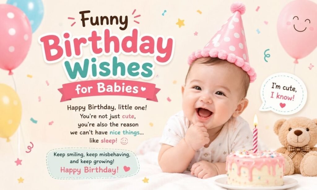 Funny Birthday Wishes for Babies