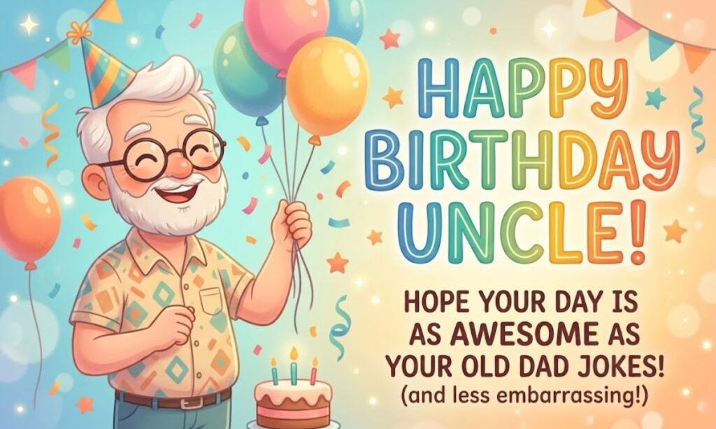 Funny Birthday Wishes for Uncle